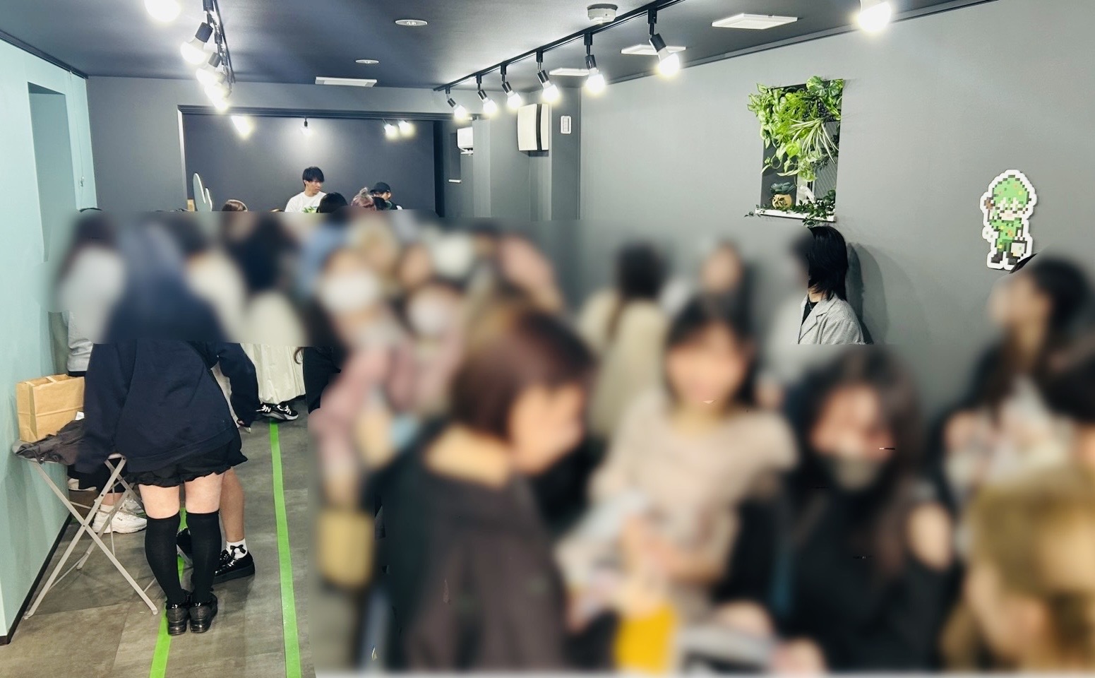 第2回プテはしキッチンカーの会場内